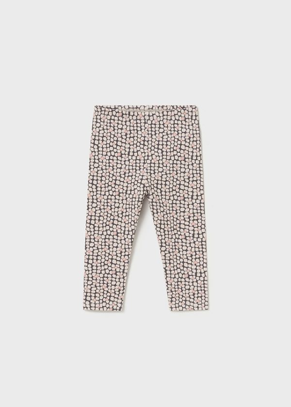 Munstraðar leggings - charcoal - Image 2