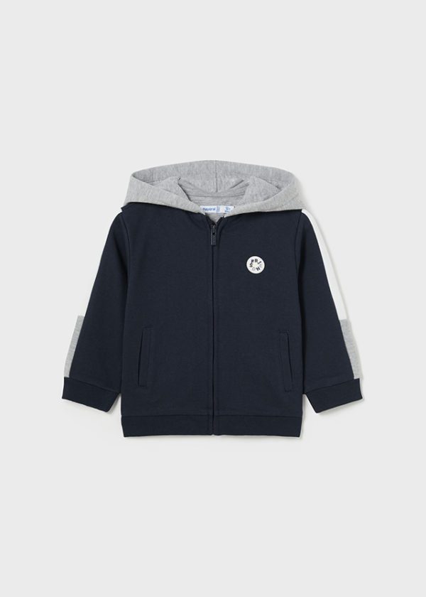 Basic plush 2 pants tracksuit - Navy - Image 2