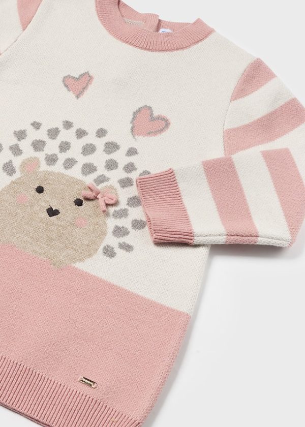 Knit dress - Blush - Image 2