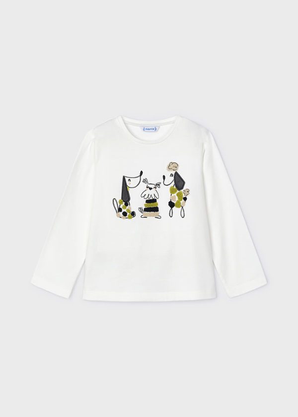 L/s t-shirt - Natur-Citr