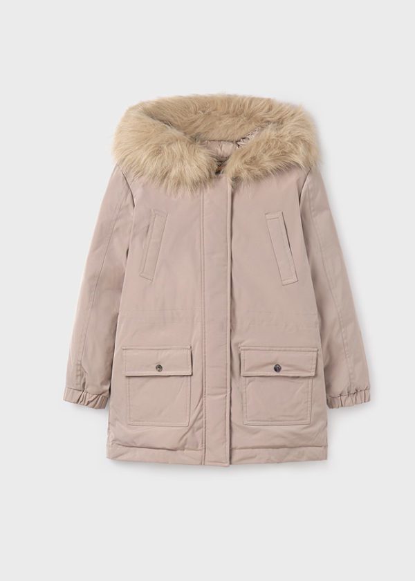 Parka coat - Sepia